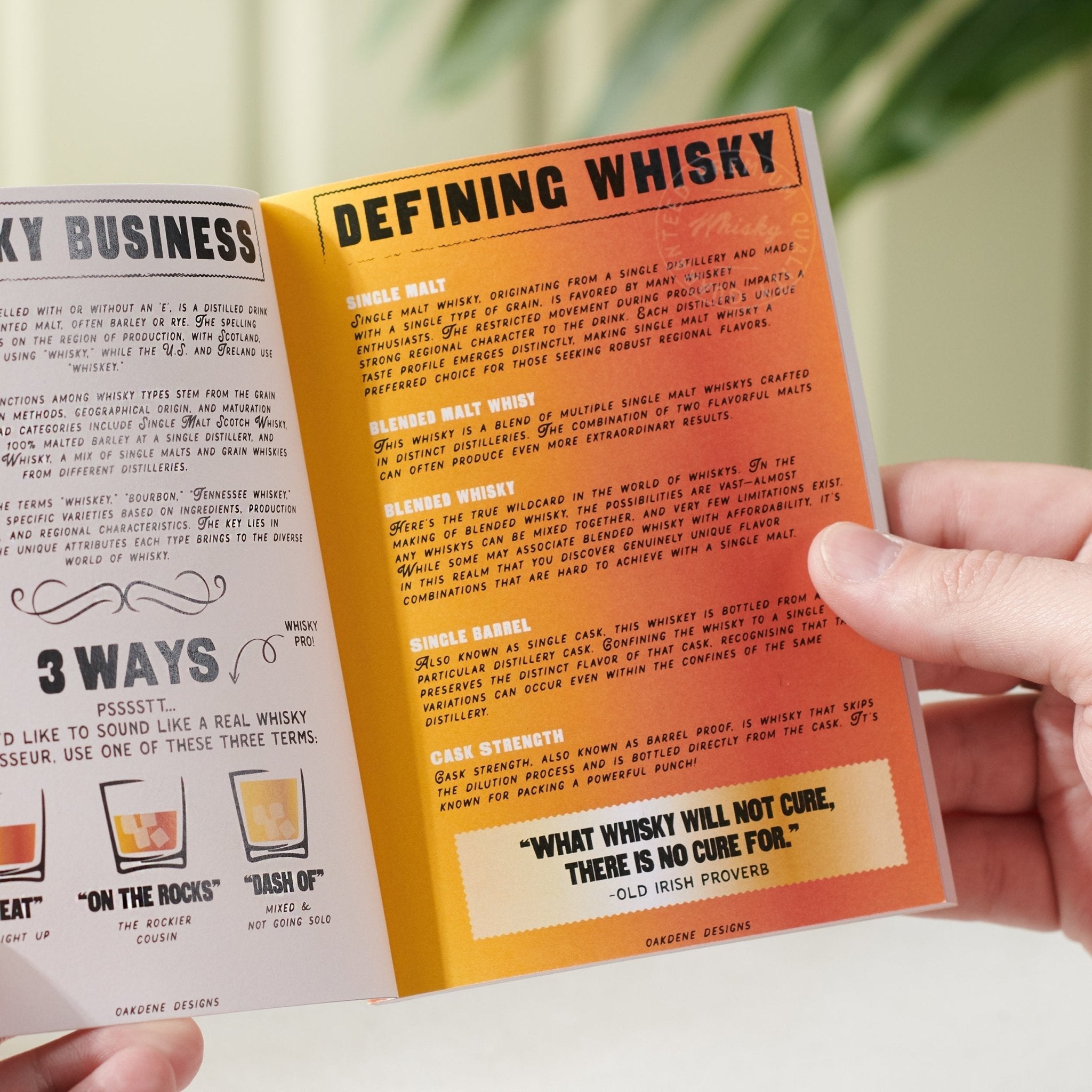 Oakdene Designs Notebooks Personalised Pocket Whisky Tasting Notebook