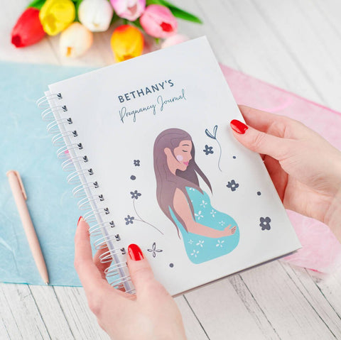 Oakdene Designs Notebooks Personalised Pregnancy Journal