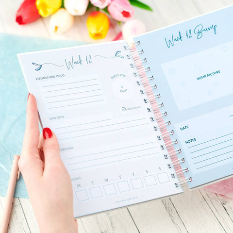 Oakdene Designs Notebooks Personalised Pregnancy Journal