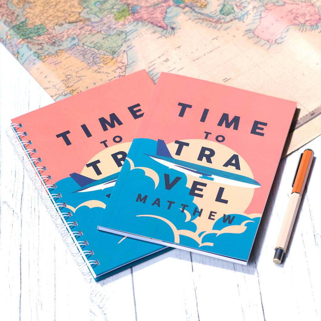 Oakdene Designs Notebooks Personalised Travel Journal