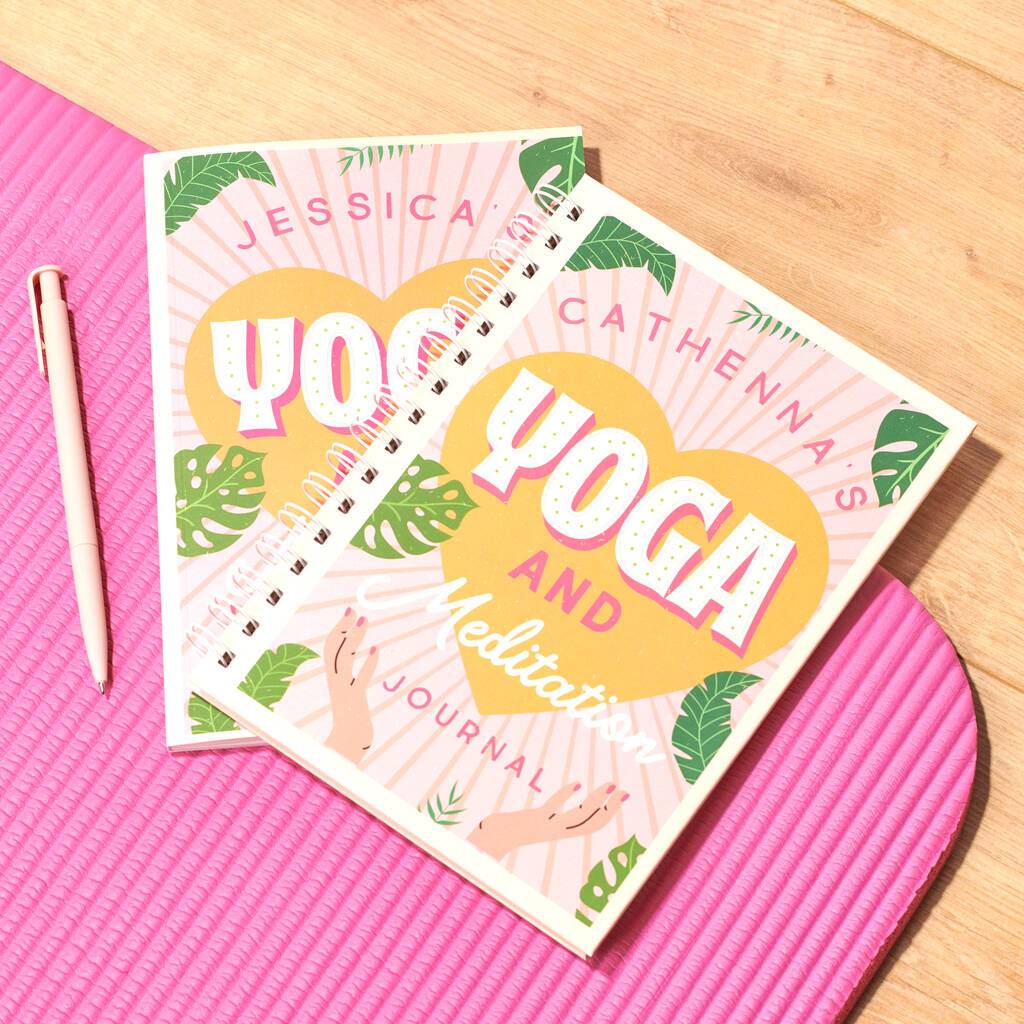 Oakdene Designs Notebooks Personalised Yoga And Meditation Journal