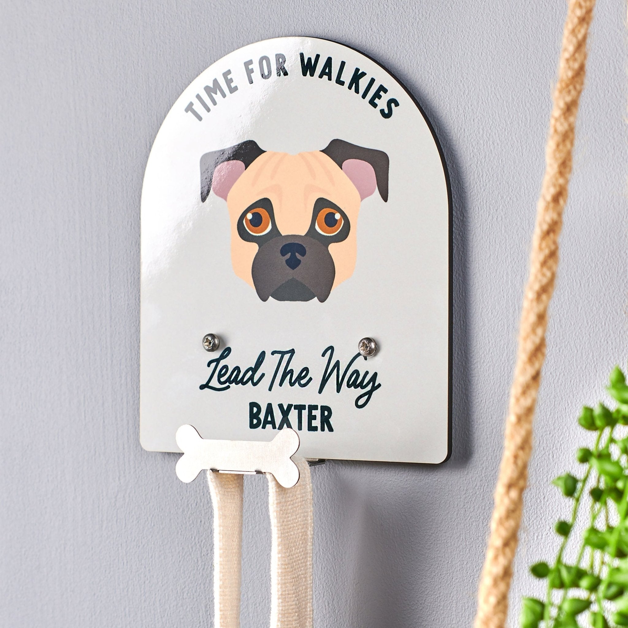 Oakdene Designs Pet Products Personalised Dog Lead Hook