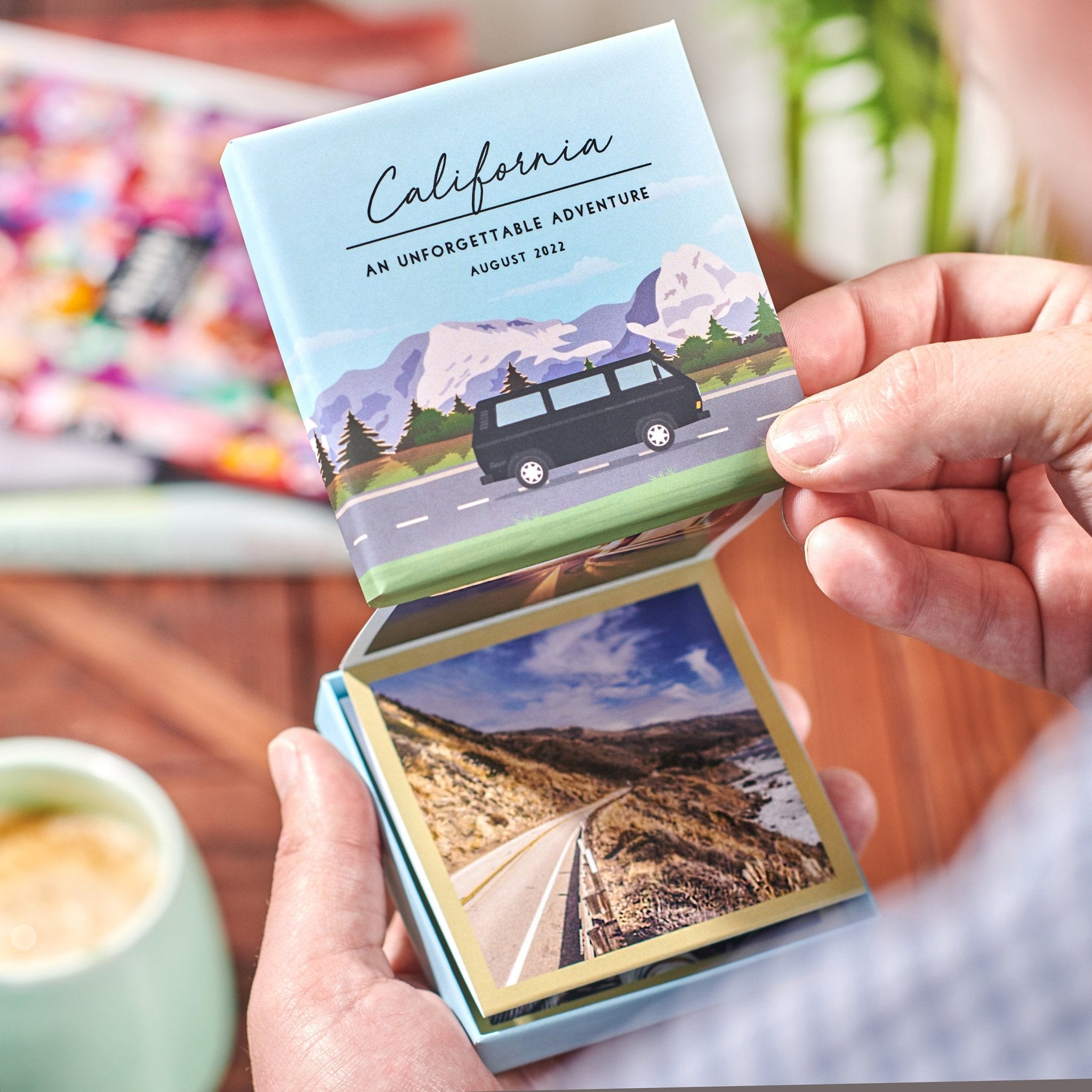 Oakdene Designs Photo Products Personalised Motorhome Road Trip Pop Out Box