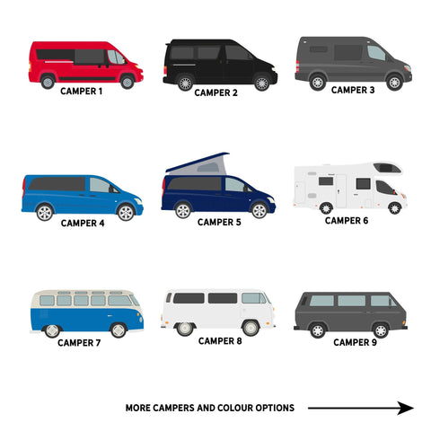 Oakdene Designs Photo Products Personalised Motorhome Road Trip Pop Out Box