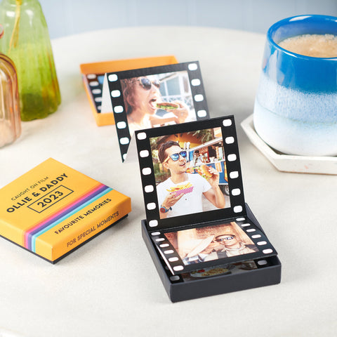 Oakdene Designs Photo Products Personalised Retro Style Photo Reel Pop Out Photo Box