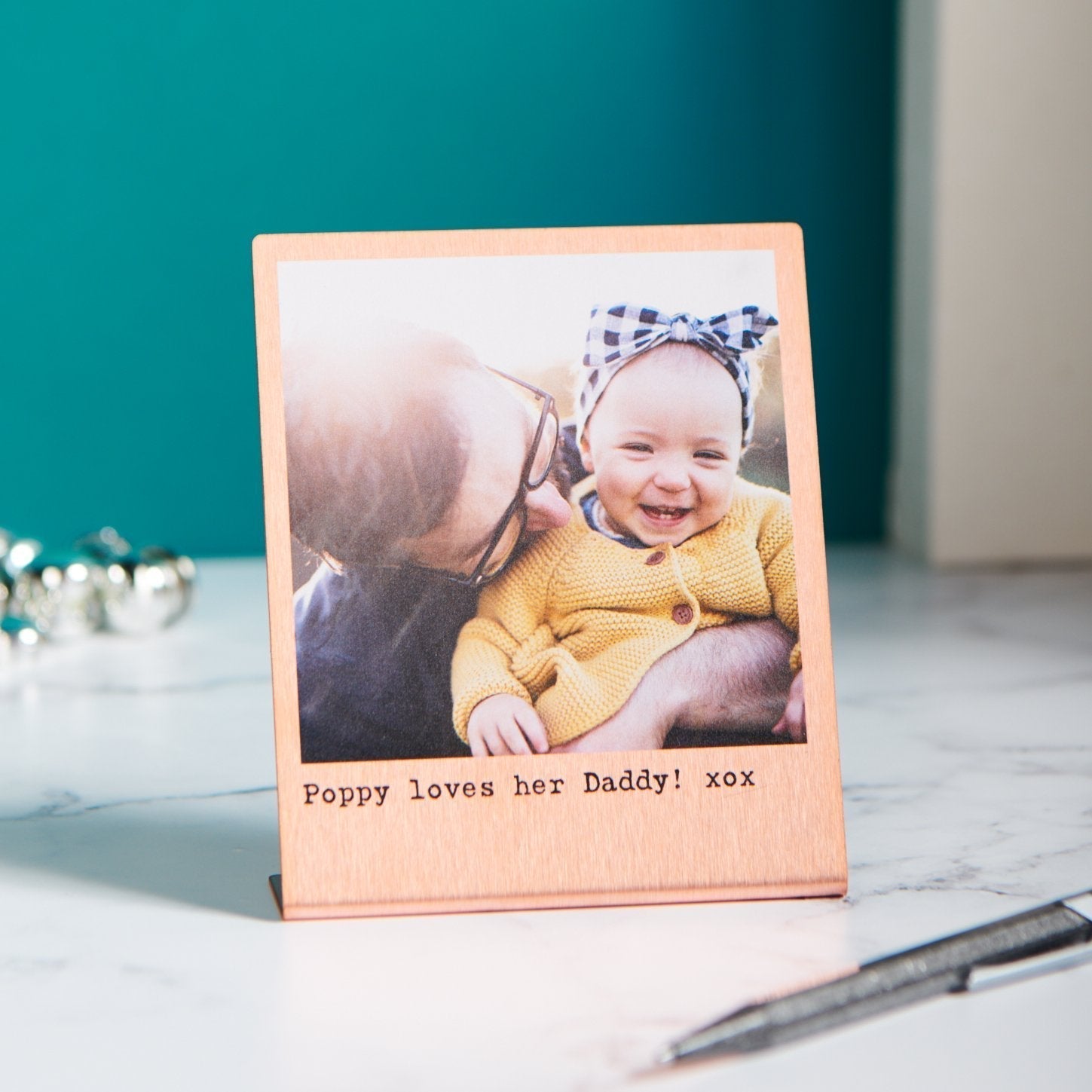 Oakdene Designs Photo Products Personalised Solid Copper Photo Print