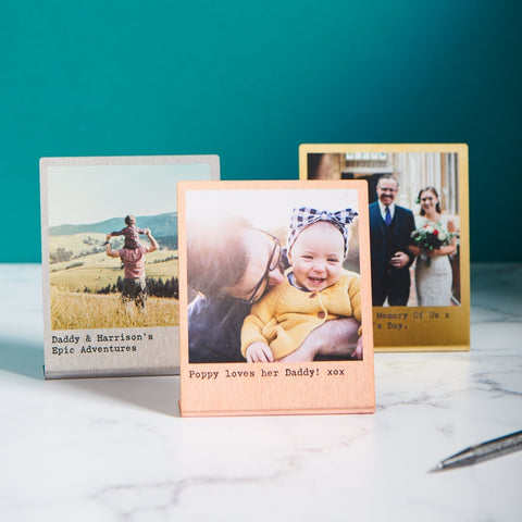 Oakdene Designs Photo Products Personalised Solid Copper Photo Print