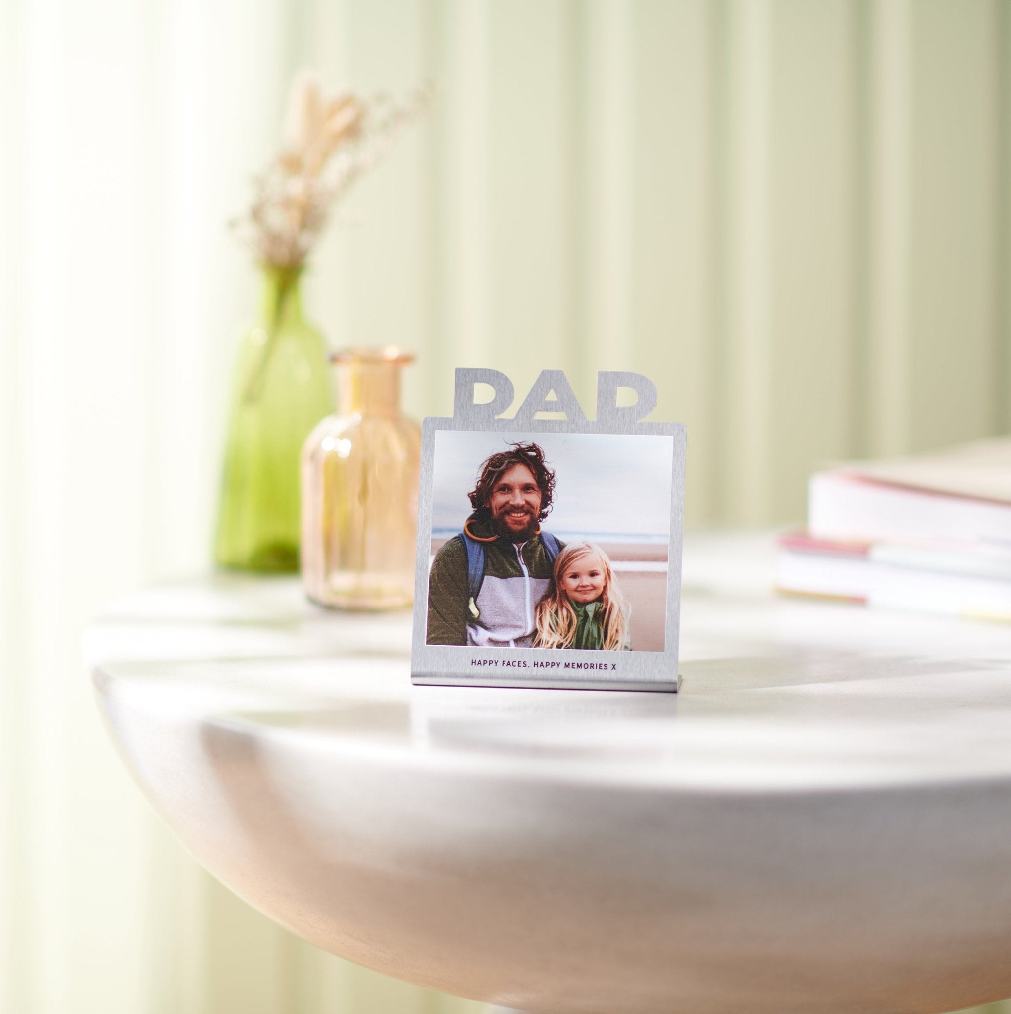 Oakdene Designs Photo Products Personalised Stainless Steel Dad Photo Print