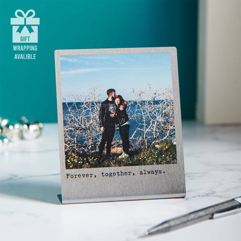 Oakdene Designs Photo Products Personalised Stainless Steel Photo Print