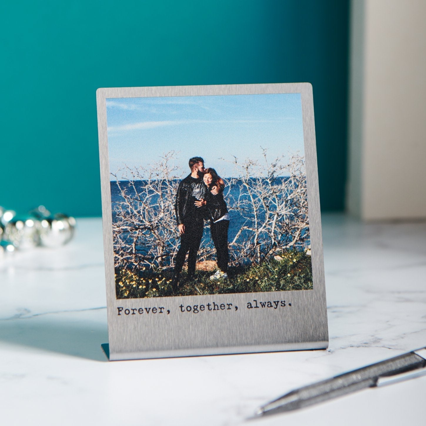 Oakdene Designs Photo Products Personalised Stainless Steel Photo Print