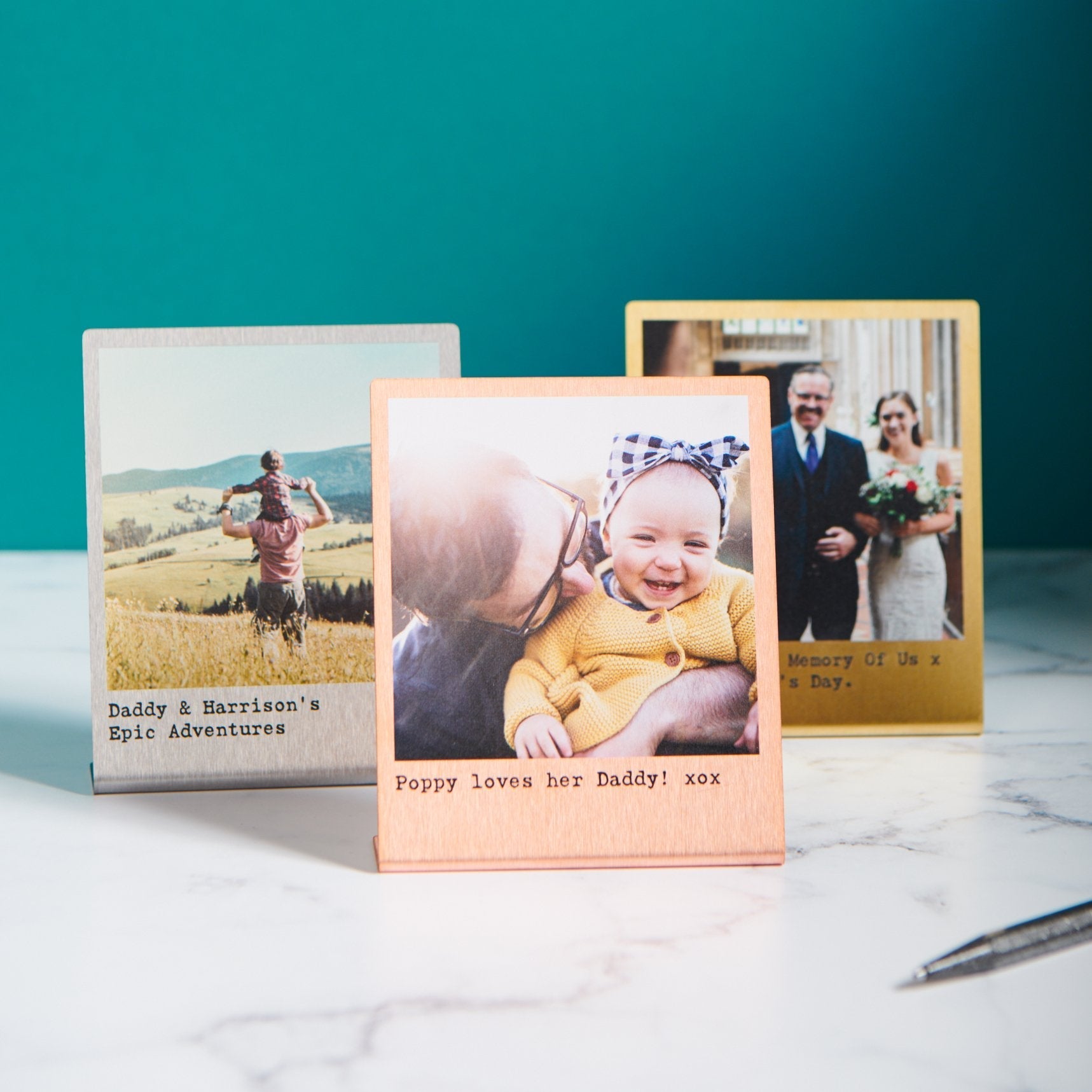 Oakdene Designs Photo Products Personalised Stainless Steel Photo Print