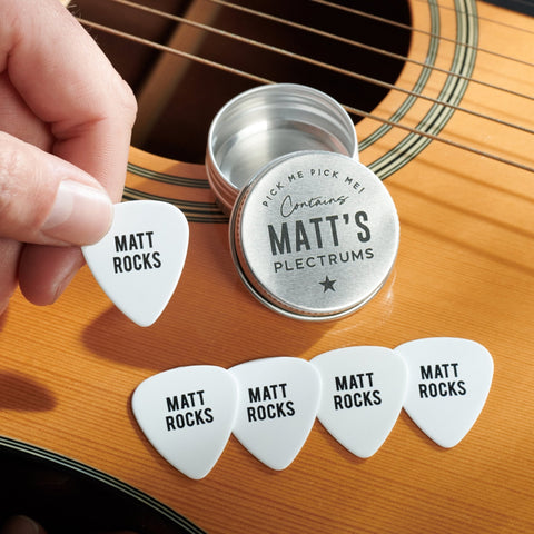 Oakdene Designs Plectrums Personalised Guitar Plectrums