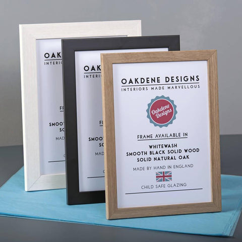 Oakdene Designs Prints Hand Made Picture Frame In Multiple Sizes