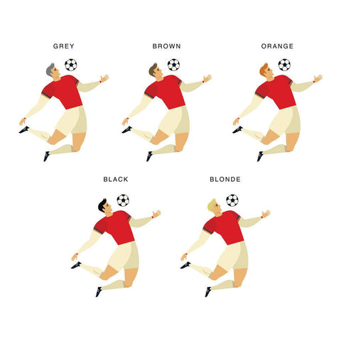 Oakdene Designs Prints Personalised Retro Style Football Print