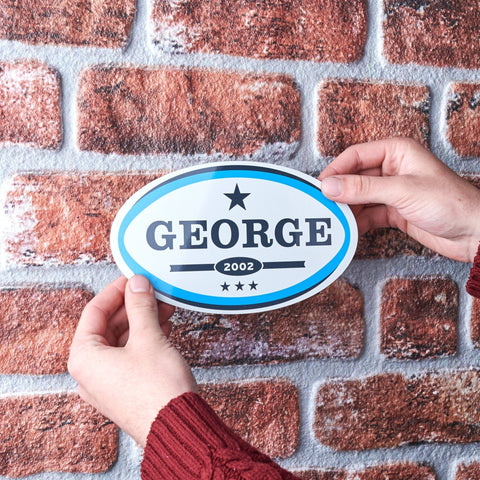 Oakdene Designs Sign Personalised Metal Rugby Sign