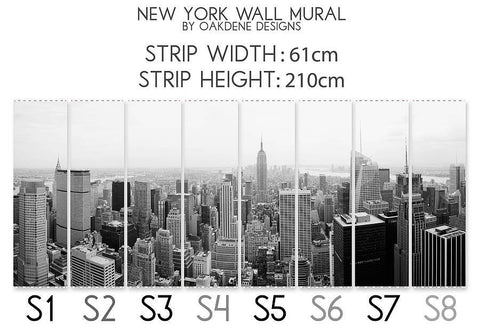 Oakdene Designs Wallpaper / Murals New York City Self Adhesive Wallpaper Mural