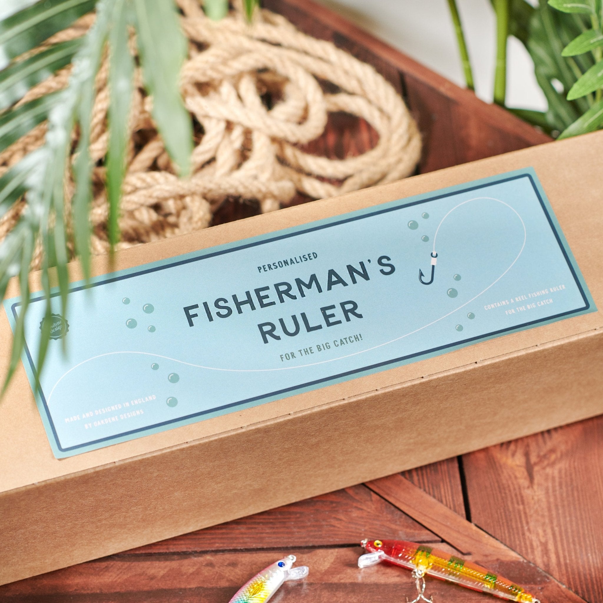 Personalised Bamboo Fisherman's Ruler - Oakdene Designs