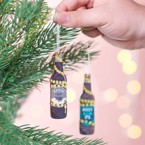 Personalised Beer Bottle Decoration - Oakdene Designs