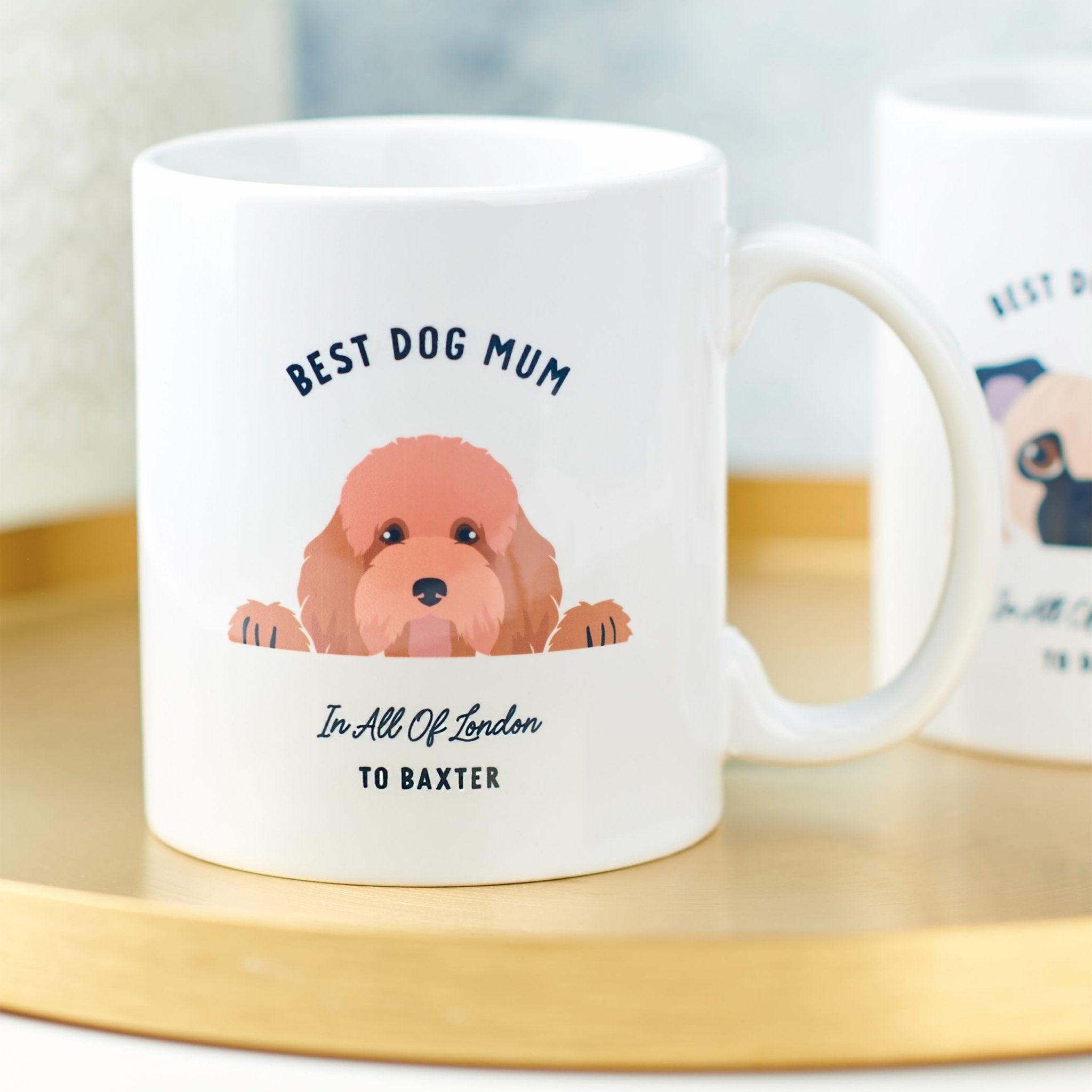 Personalised Best Dog Mum and Dad Breed Mug - Oakdene Designs