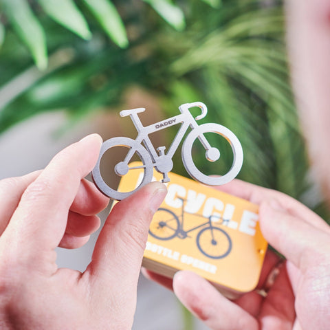 Personalised Bike Bottle Opener In Tin - Oakdene Designs