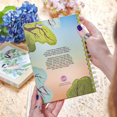 Personalised Bird Watching Journal Notebook - Oakdene Designs