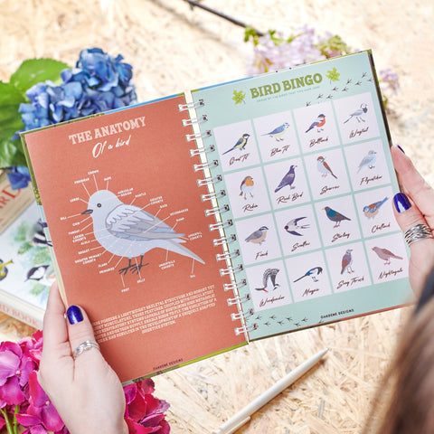 Personalised Bird Watching Journal Notebook - Oakdene Designs