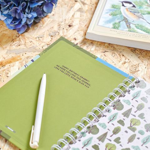 Personalised Bird Watching Journal Notebook - Oakdene Designs