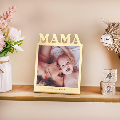 Personalised Brass 'Mama' Photo Print - Oakdene Designs