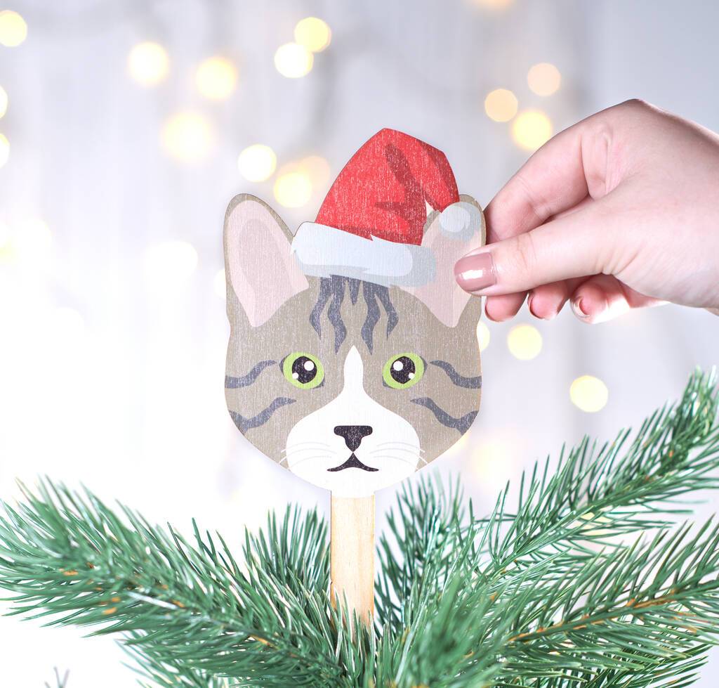 Personalised Cat Breed Tree Topper - Oakdene Designs