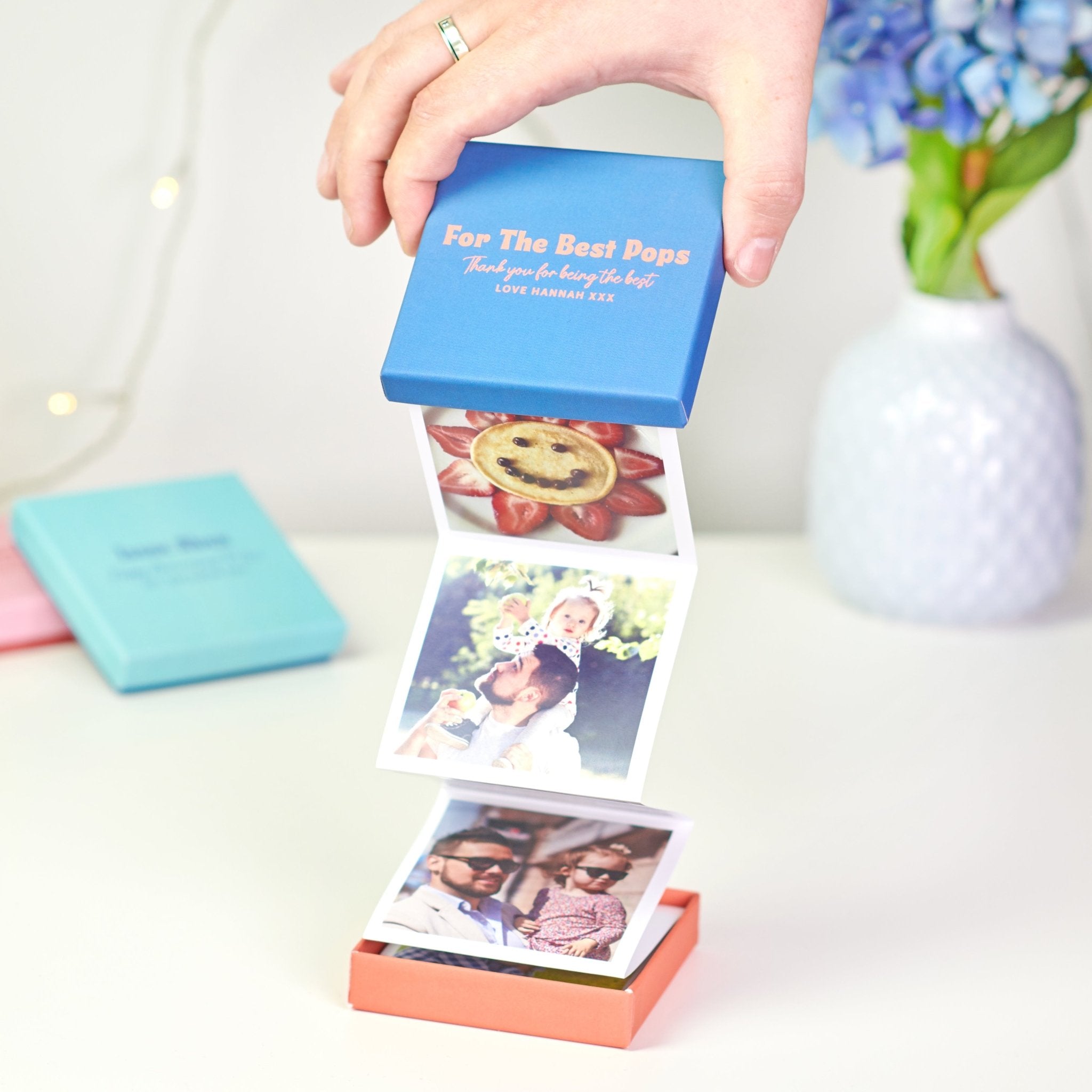 Personalised Colourful Pop Out Photo Box - Oakdene Designs