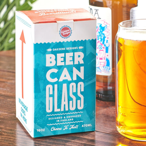 Personalised Craft Beer Label Beer Can Glass - Oakdene Designs