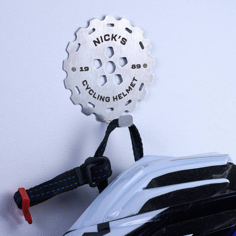 Personalised Cycling Helmet Hook - Oakdene Designs