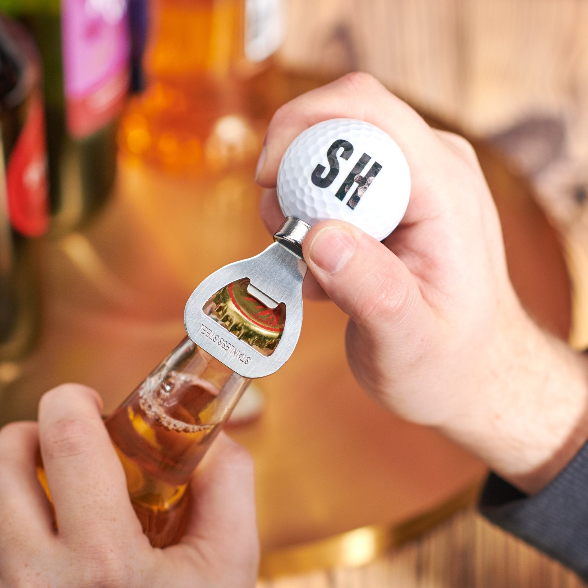 Personalised Golf Ball Bottle Opener - Oakdene Designs