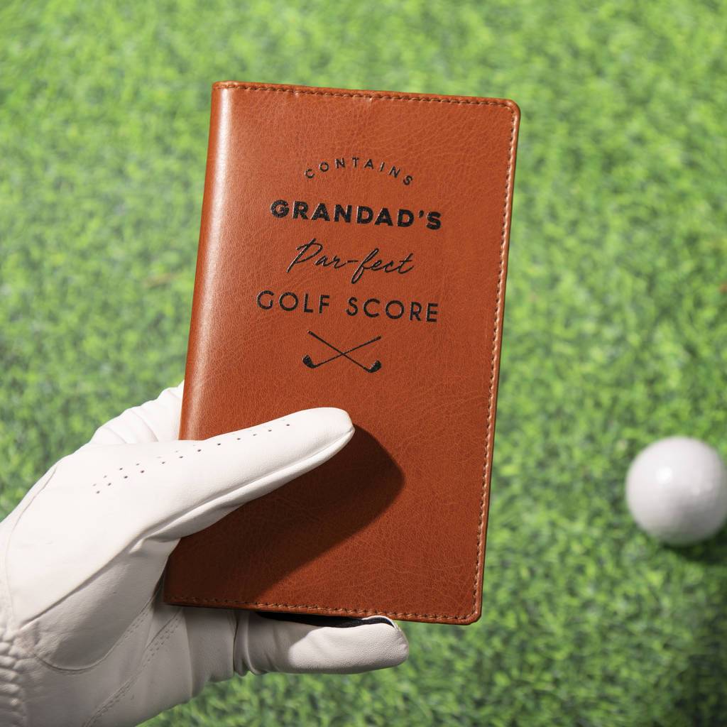 Personalised Golf Score Card Holder - Oakdene Designs