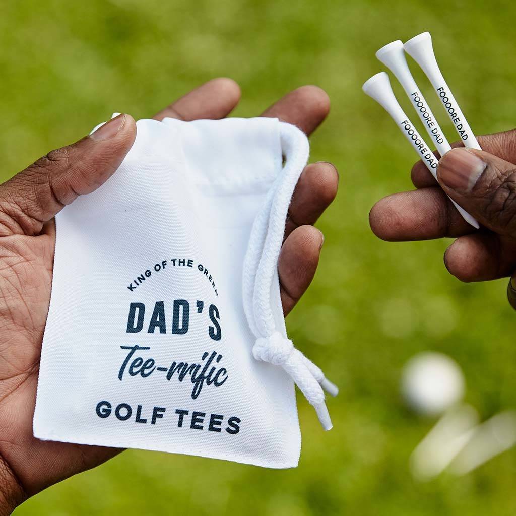 Personalised Golf Tees And Bag - Oakdene Designs