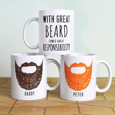 Personalised 'Great Beard' Man Mug - Oakdene Designs