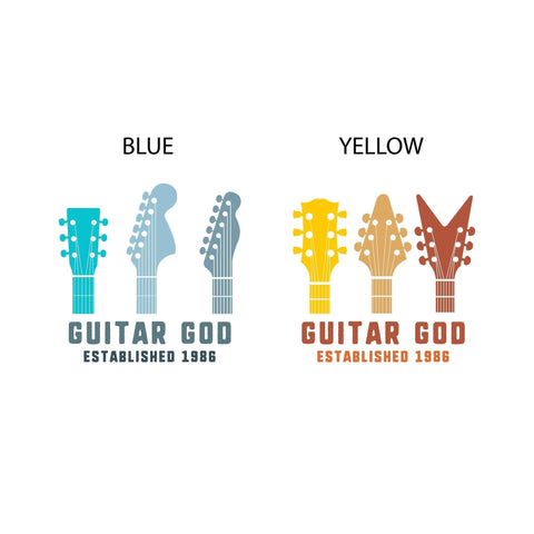 Personalised Guitar God T-Shirt - Oakdene Designs