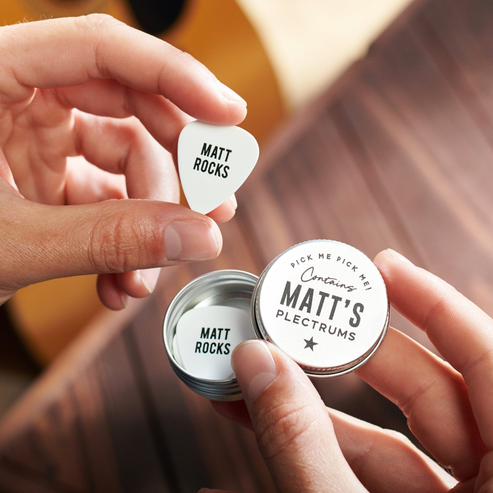 Personalised Guitar Plectrums - Oakdene Designs