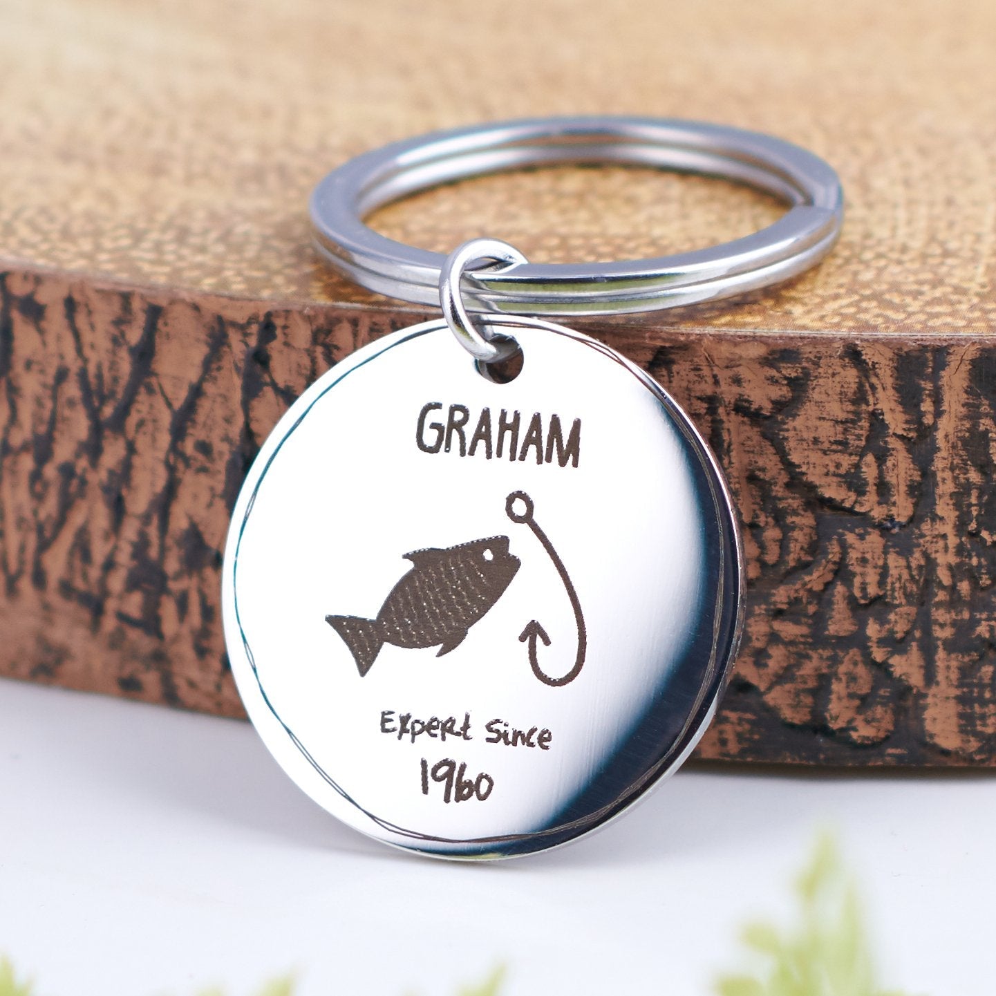 Personalised Hobby Expert Keyring - Oakdene Designs