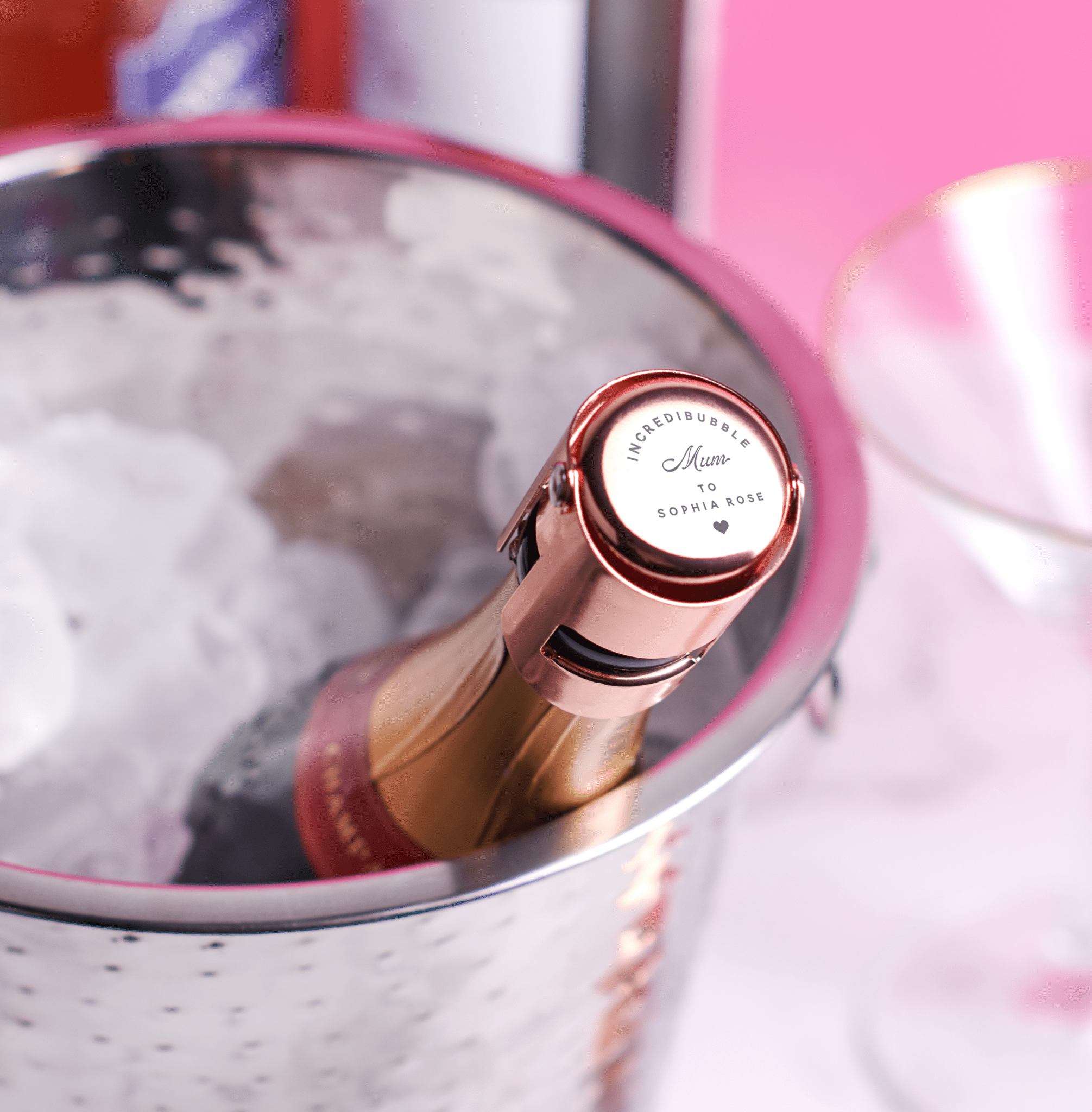 Personalised 'Incredibubble' Mum Champagne Stopper - Oakdene Designs