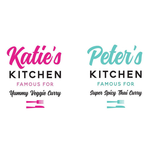 Personalised Kitchen Oven Gloves - Oakdene Designs