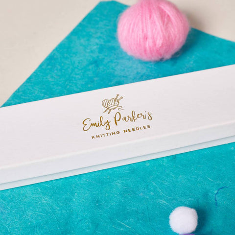 Personalised Knitting Needles With Box - Oakdene Designs