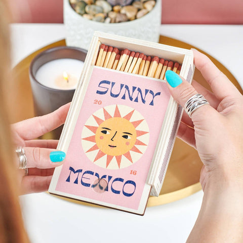 Personalised Large Wooden Travel Memory Matchbox - Oakdene Designs