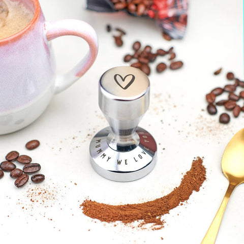 Personalised Metal Coffee Tamper - Oakdene Designs