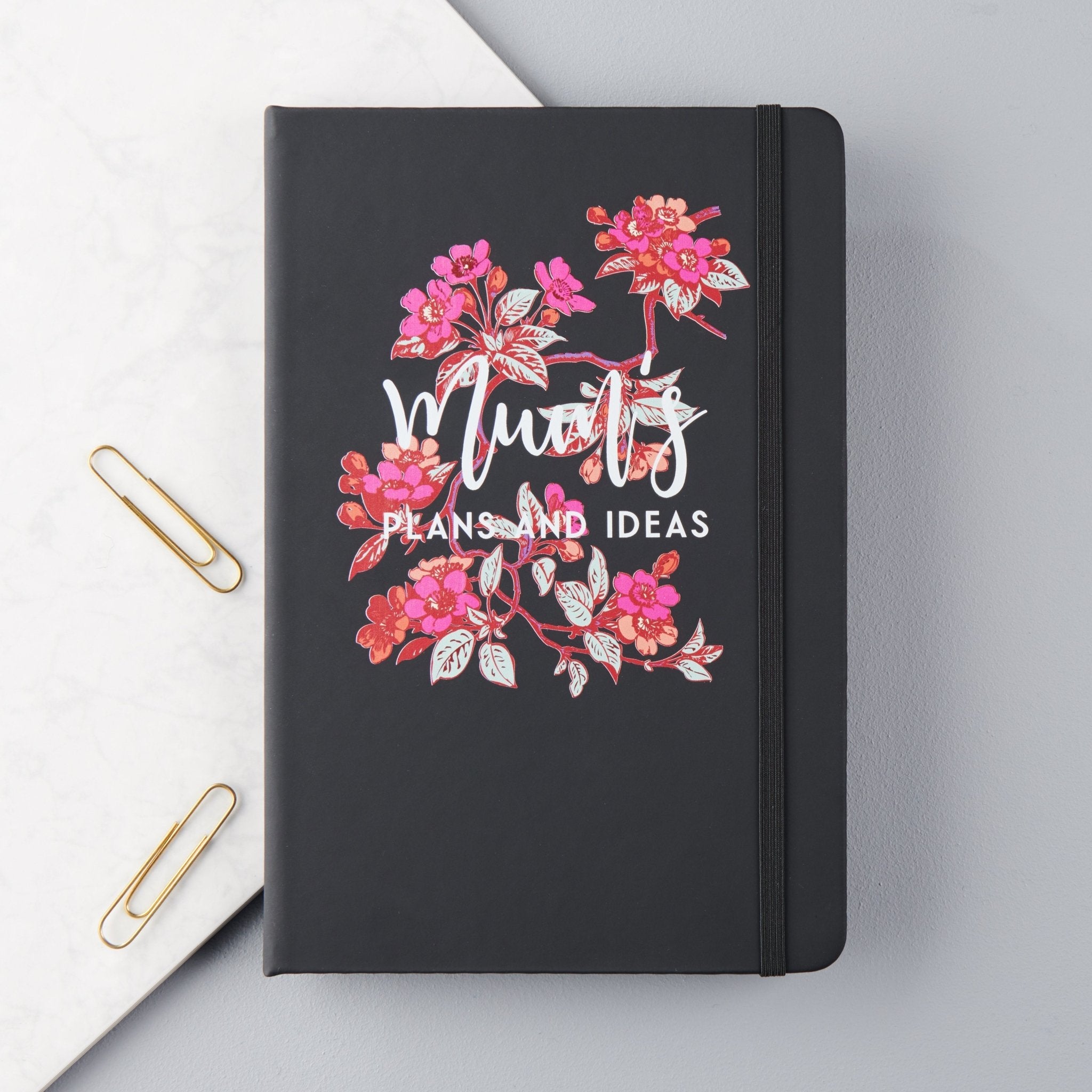 Personalised Mother's Day Plans And Notebook - Oakdene Designs