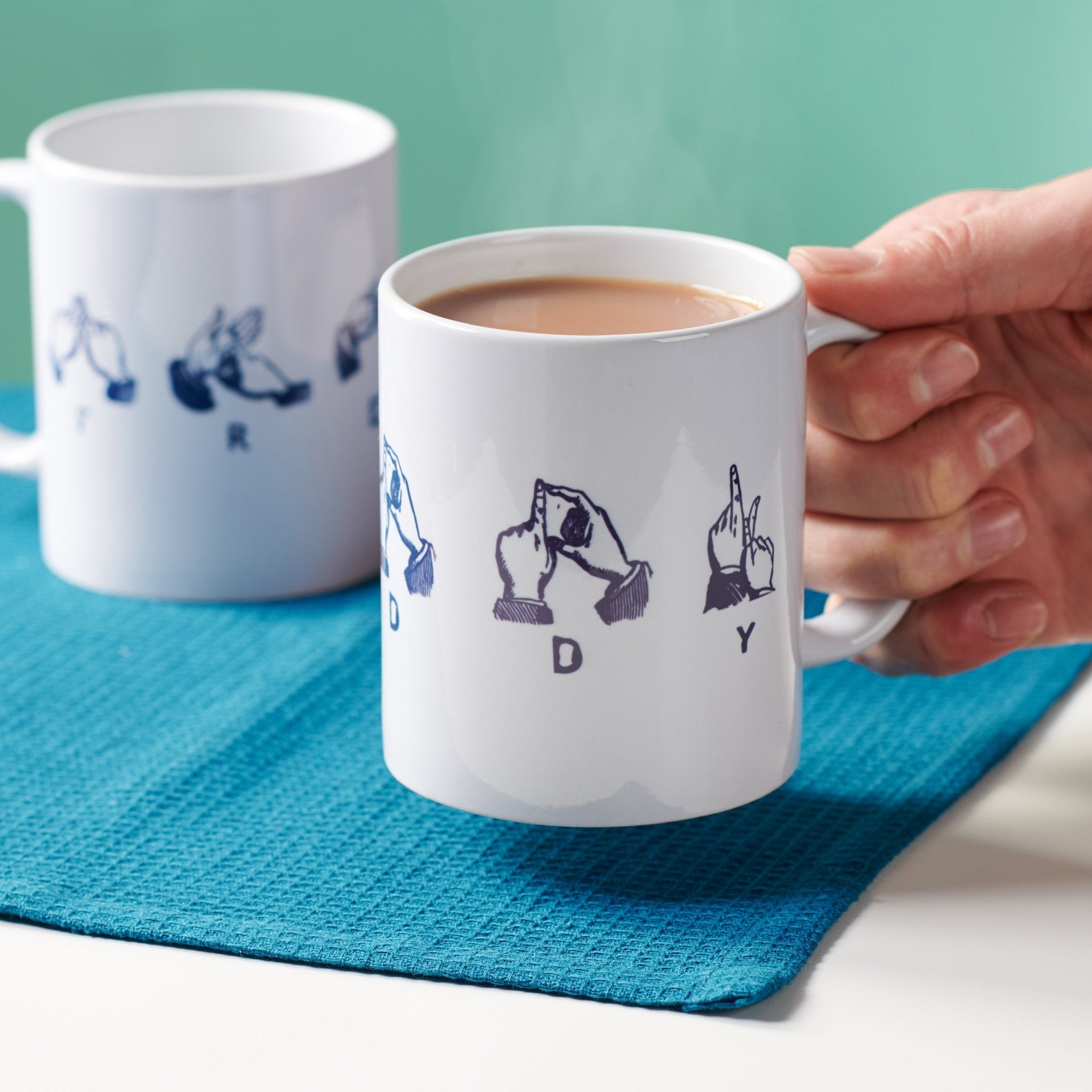 Personalised Name Sign Language Mug - Oakdene Designs