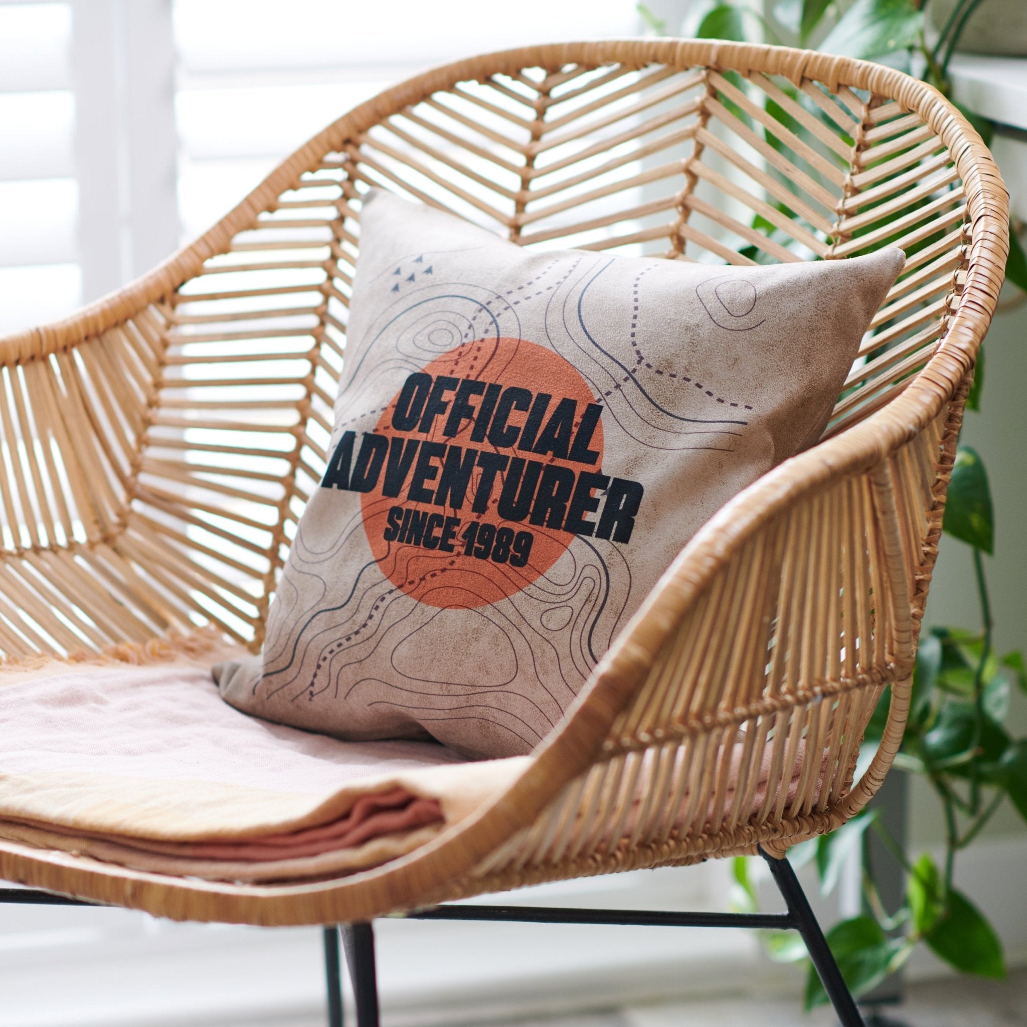 Personalised 'Official Adventurer' Cushion - Oakdene Designs