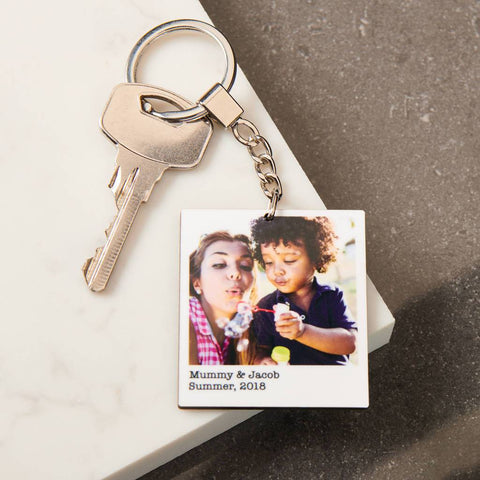 Personalised Photo Keyring - Oakdene Designs