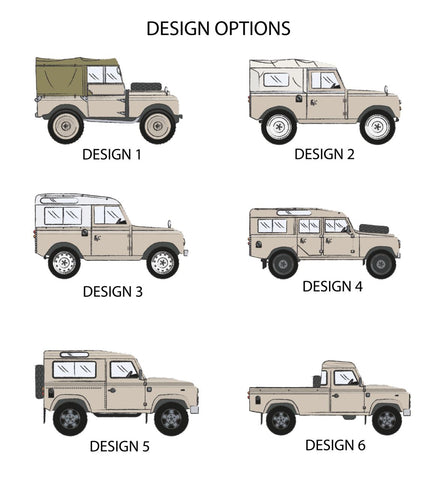 Personalised 'Plans with Landrover' T Shirt - Oakdene Designs