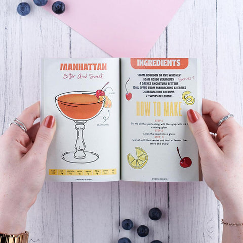 Personalised Pocket Cocktail Book - Oakdene Designs